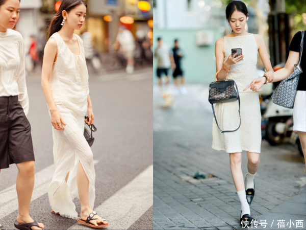 股市配资 被上海街拍惊艳到了！满大街都是“白开水”穿搭，干净显白又高级